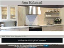 Tablet Screenshot of anarabanalcocinas.com